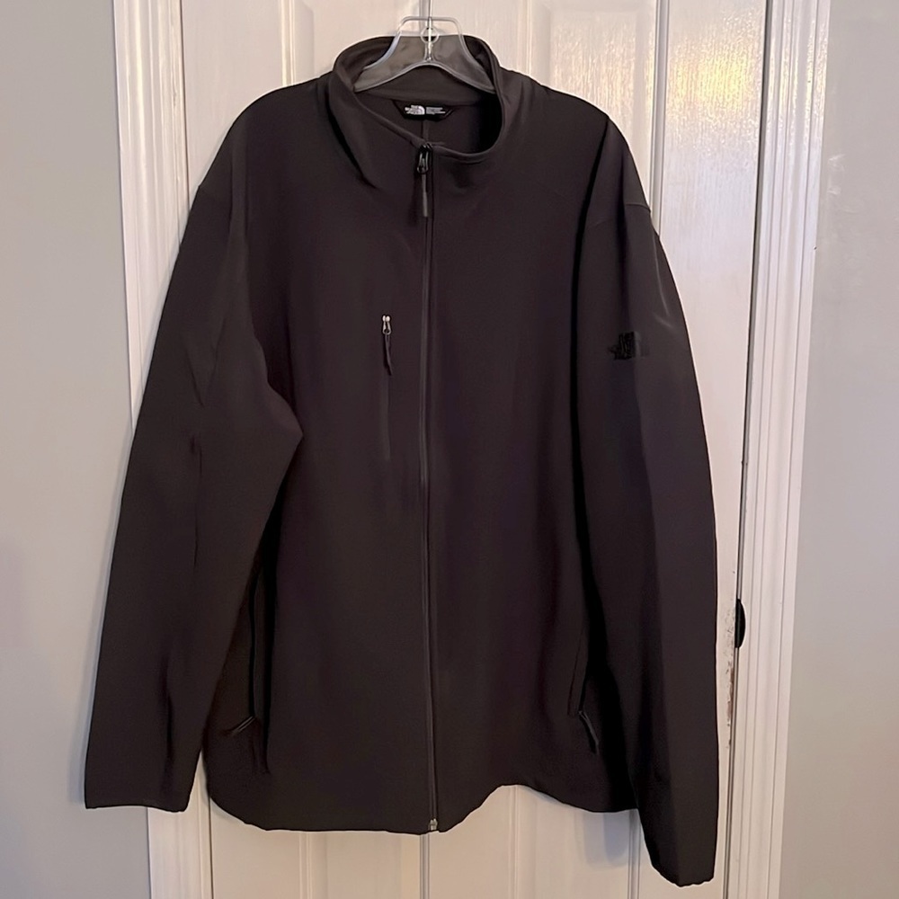 Northface Windfall men’s gray charcoal jacket EUC 2XL